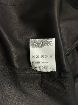 S/S2006 Maison Margiela ‘Replica’ aviator biker cropped suede jacket