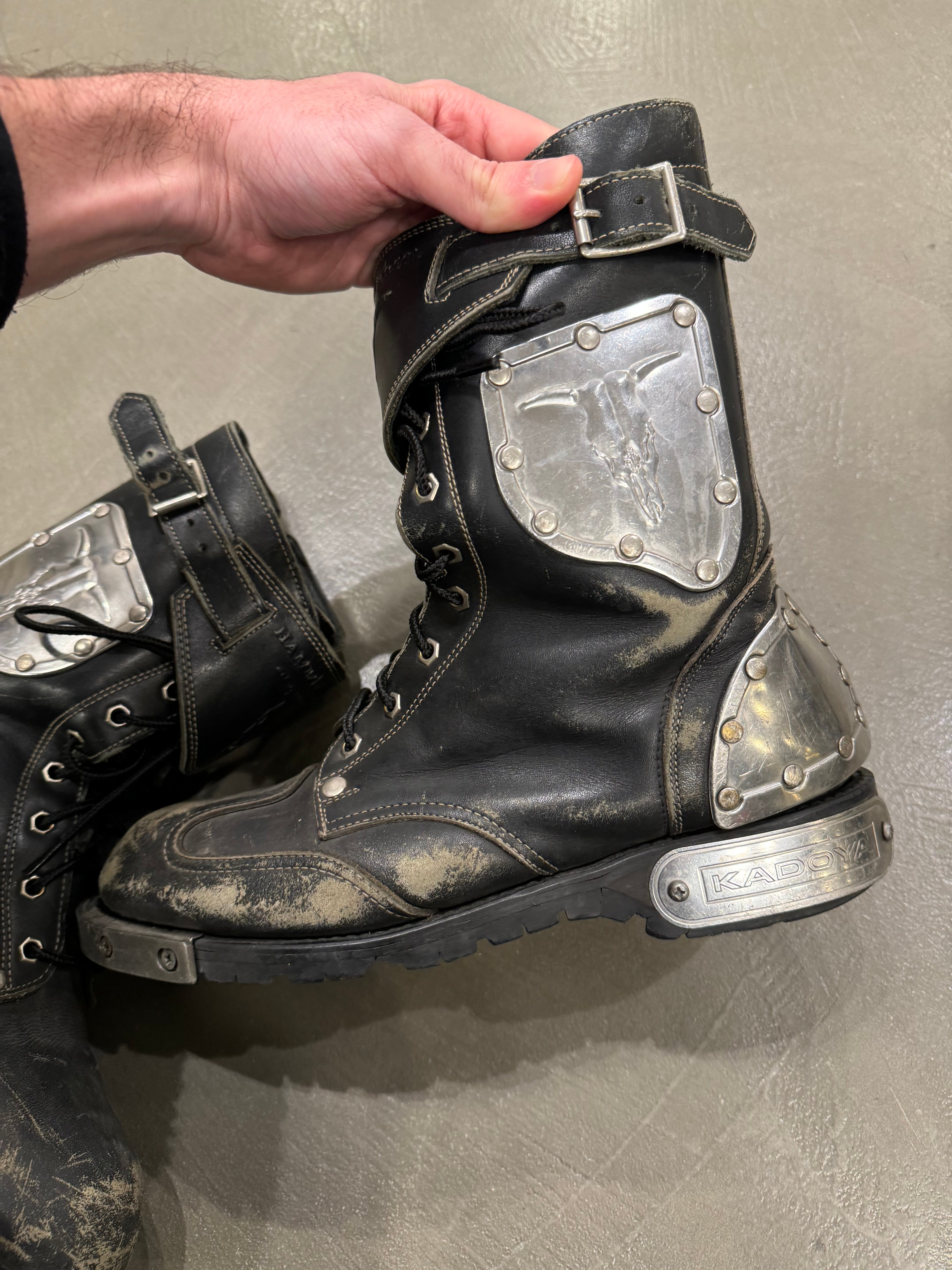 1990s Kadoya hammer reinforced boots