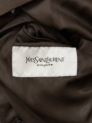 S/S2003 Yves Saint Laurent by Tom Ford runway leather safari jacket