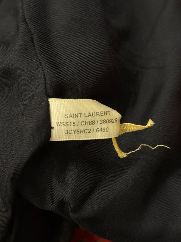 S/S2015 Saint Laurent by Hedi Slimane runway sample studded stars leather jacket