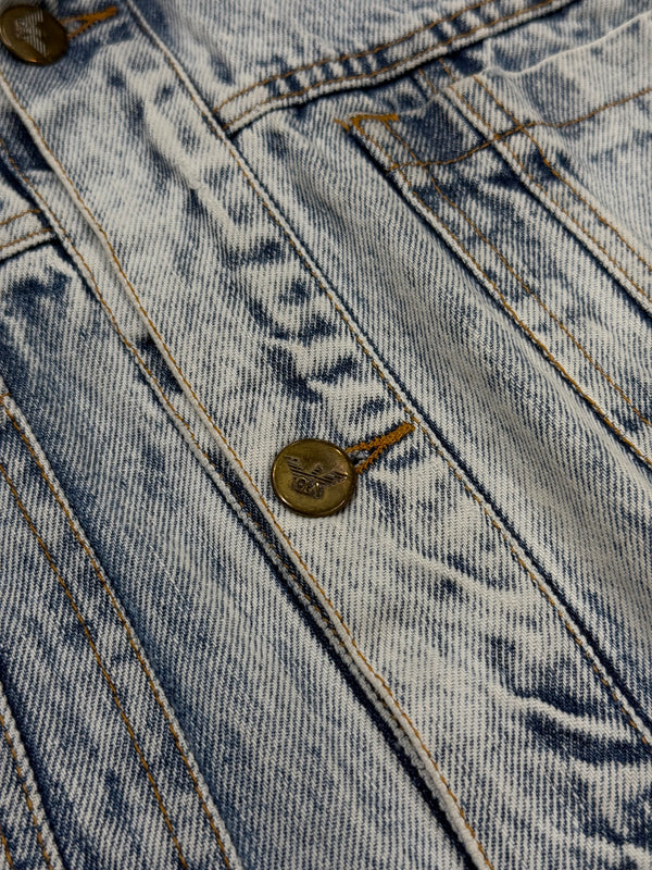 1990s Giorgio Armani cropped denim jacket