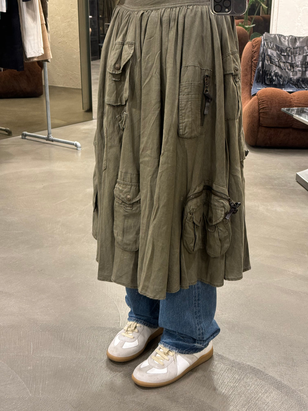 S/S 2003 Dolce & Gabbana cargo wide skirt
