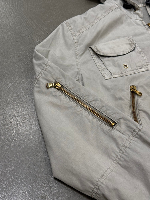 2000s Dolce & Gabbana cropped zipper military jacket