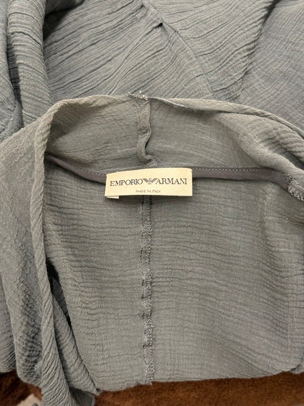 1990s Emporio Armani sheer shirt top