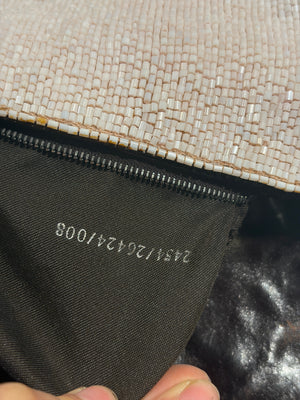 2000 Fendi limited edition embossed hand-beaded Baguette bag