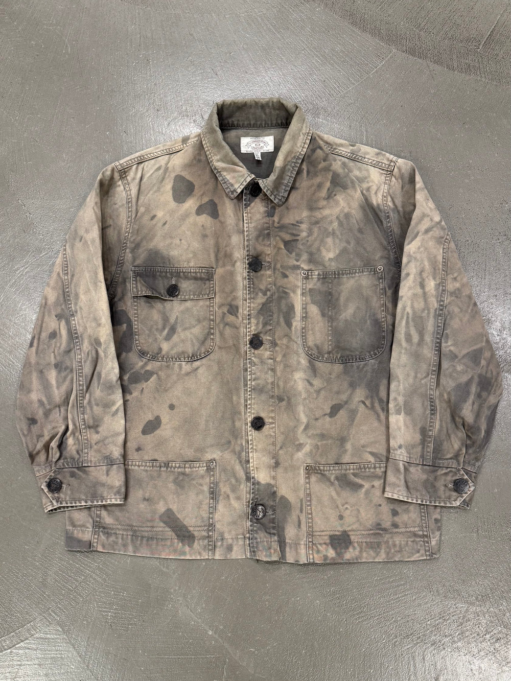 1990s Armani dyed camo work jacket
