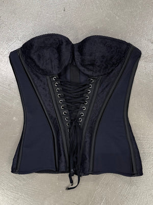 A/W2023 Dolce & Gabbana lace-up corset top