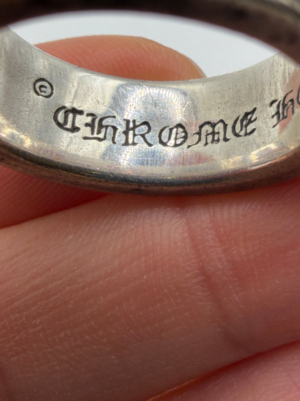 Chrome Hearts double narrow vine band ring