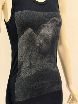 A/W2005 Ann Demeulemeester runway angelic print tank