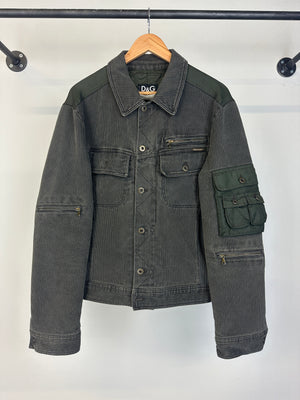 AW2003 Dolce & Gabbana hybrid hunting cargo jacket