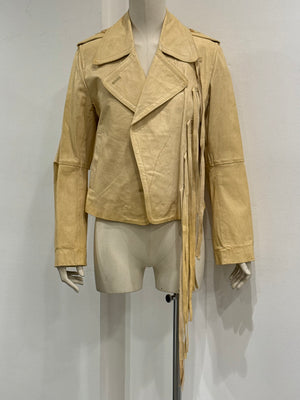 A/W2002 Ann Demeulemeester
leather strap jacket