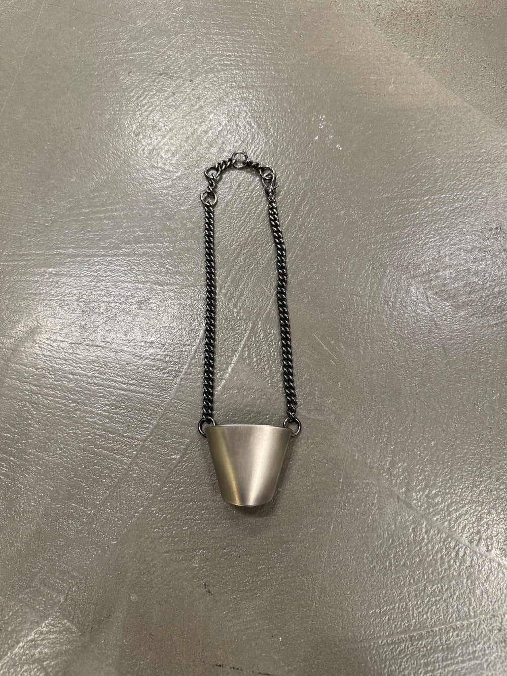 F/W 1997 Dirk Bikkembergs metal tie holder chain