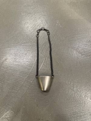 F/W 1997 Dirk Bikkembergs metal tie holder chain