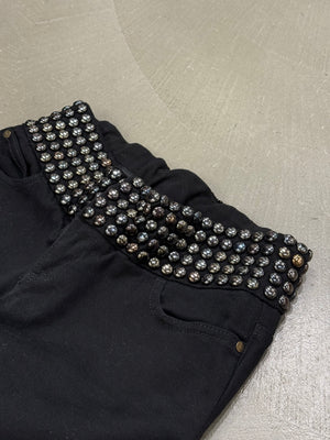 A/W2008 Gucci studded waist runway jeans