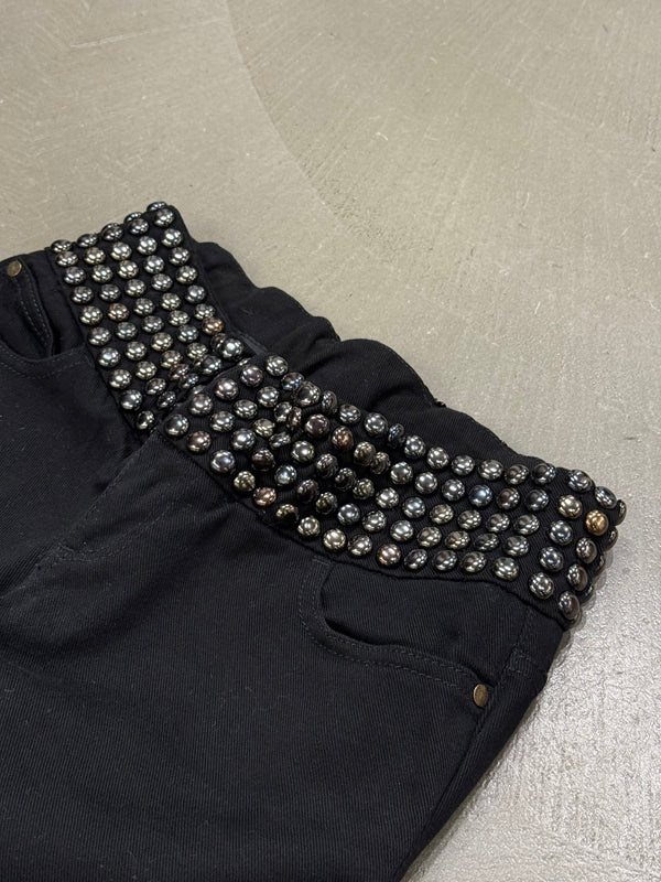 A/W2008 Gucci studded waist runway jeans