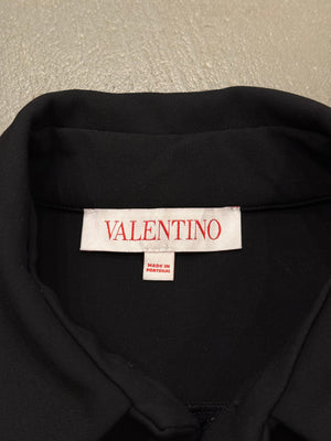 2000s Valentino belted tunic top
