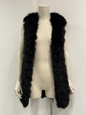 2000s Yves Saint Laurent by Tom Ford real fur vest