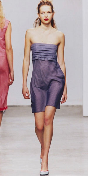 S/S 1998 Miu Miu silk mini dress