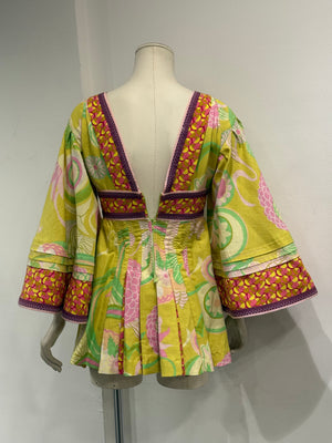 S/S2004 Dolce & Gabbana floral abstract mini dress