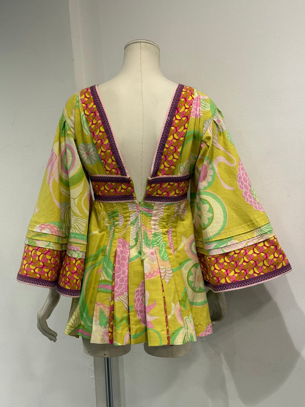 S/S2004 Dolce & Gabbana floral abstract mini dress