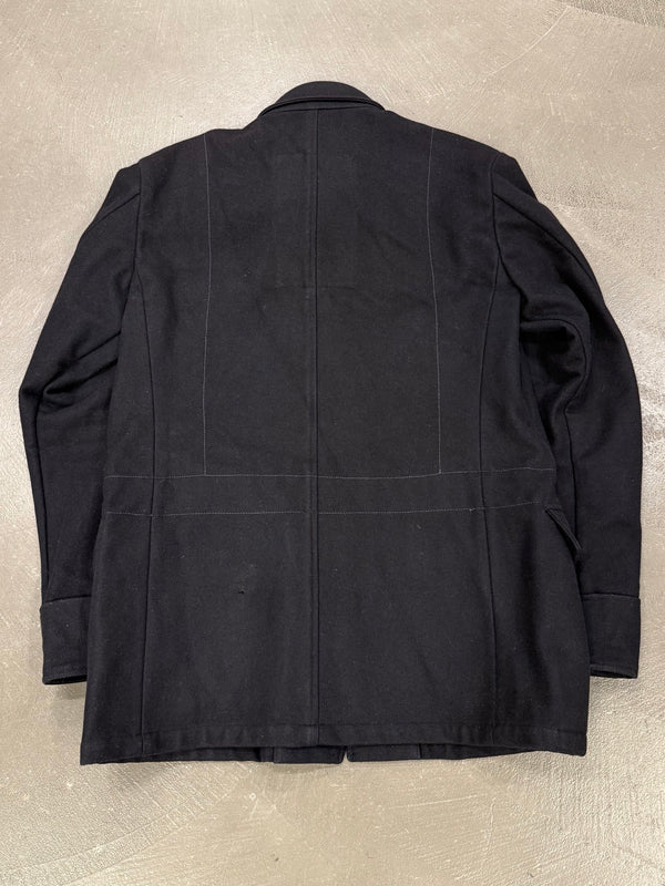 2000s Yves Saint Laurent wool officer military jacket