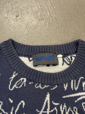 2000s Kenzo Voyage print crewneck