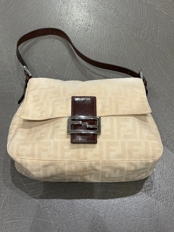 2000 Fendi monogram zucca mama baguette bag