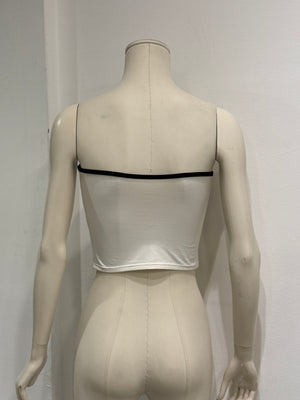 S/S2002 Christian Dior by Galliano gothic hardcore logo top