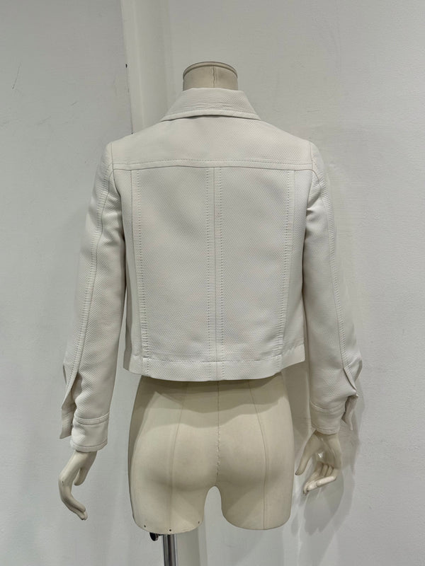 2000s Miu Miu cropped single breasted jacket