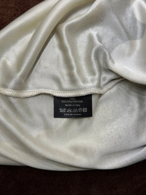 S/S2003 Gucci by Tom Ford runway cherry blossom dress with scarf