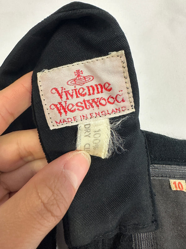 A/W 1989 Vivienne Westwood velvet corset bustier