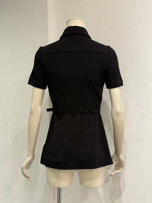 2000s Valentino belted tunic top