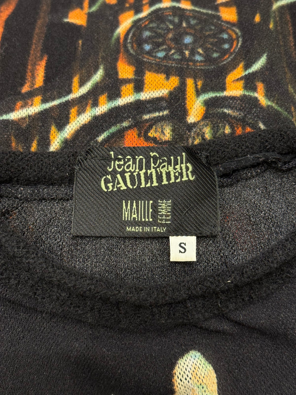 A/W1998 Jean Paul Gaultier gothic cathedral mesh top