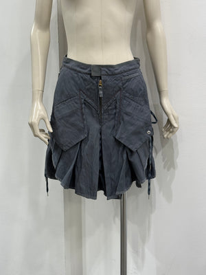 2000s Marithe Francois Girbaud bondage cargo skirt