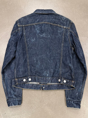 1999 Helmut Lang raw denim tracker jacket