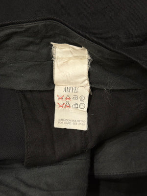 Jean Paul Gaultier wide leg tailored cropped trousers