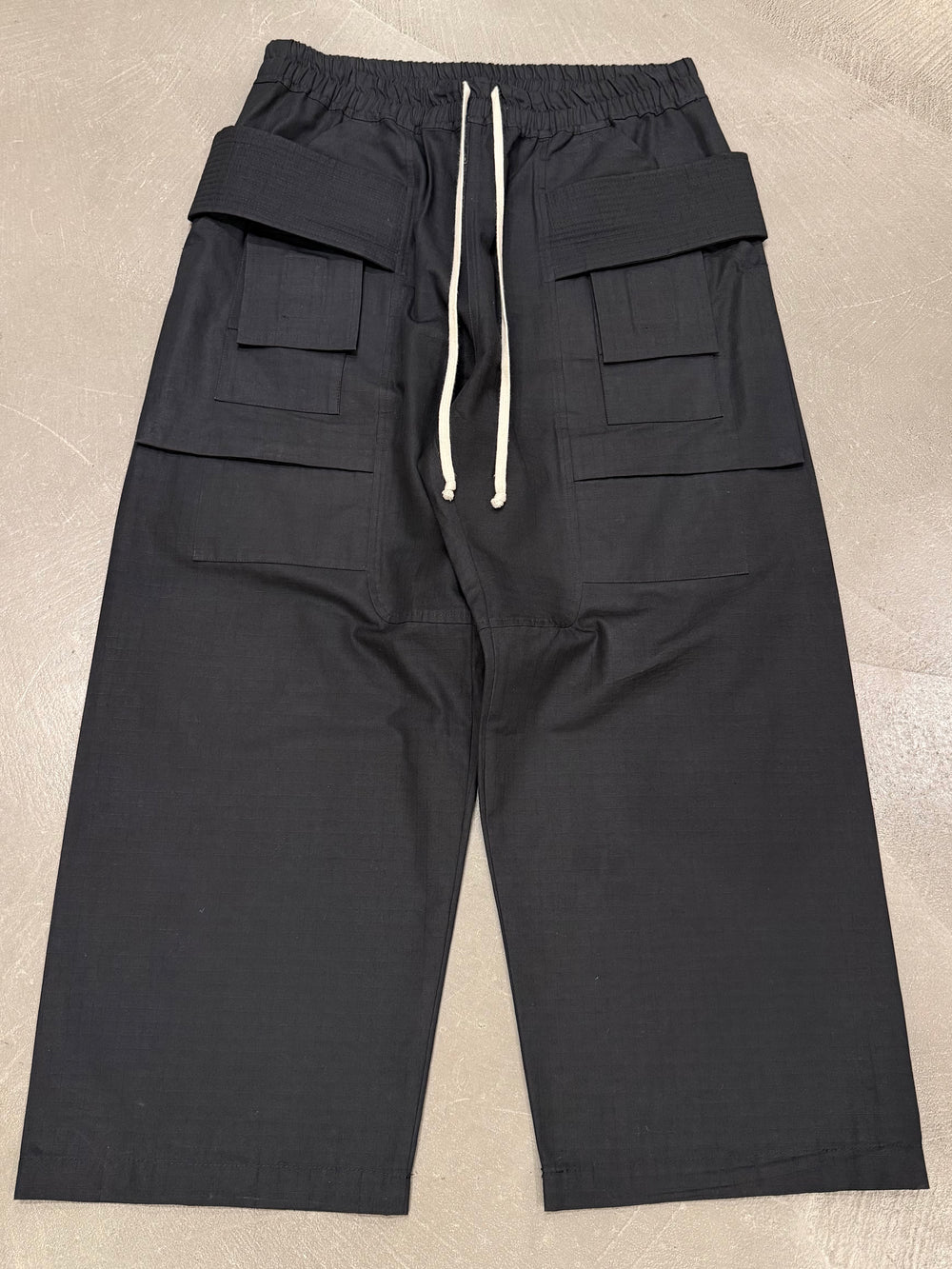 Rick Owens creatch wide cotton cargo pants