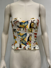 Load image into Gallery viewer, S/S2002 CHRISTIAN Dior cigar print corset top
