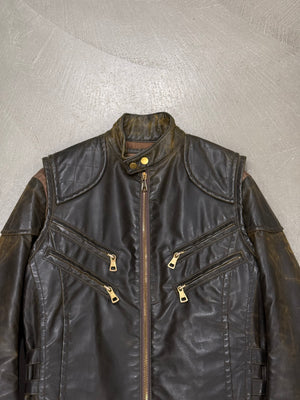 A/W2003 Dsquared2 3-in-1 runway coated military jacket