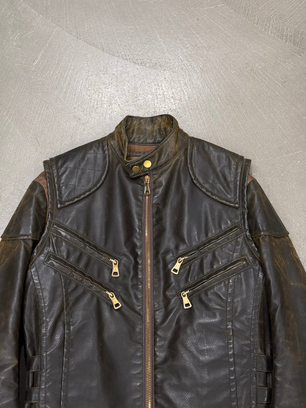 A/W2003 Dsquared2 3-in-1 runway coated military jacket