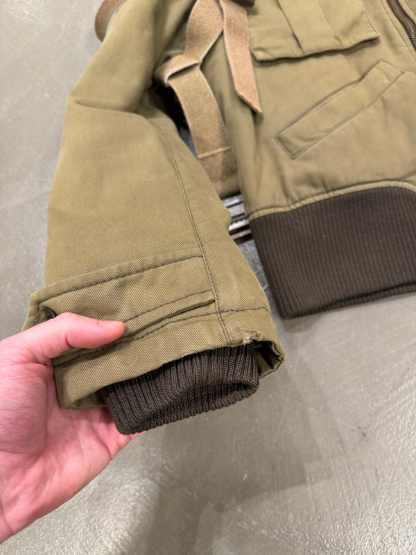 A/W 2003 Dolce & Gabbana parachute bondage bomber jacket