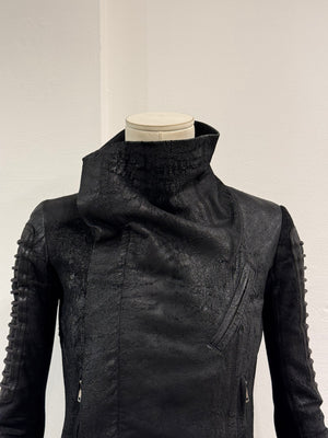 A/W2010 Rick Owens “GLEAM” blistered leather jacket