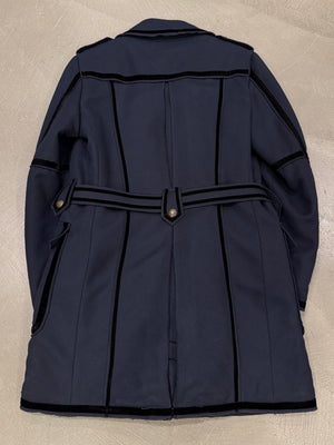 A/W2009 Dolce & Gabbana napoleon military coat with velvet insert