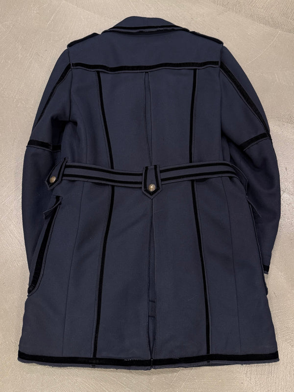 A/W2009 Dolce & Gabbana napoleon military coat with velvet insert