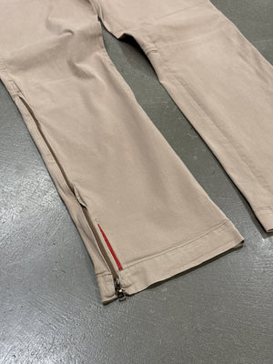 2000s Prada zip pants
