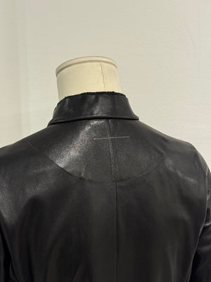 A/W2013 Maison Margiela MM6 fitted leather jacket