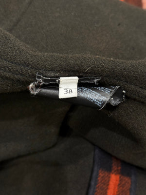 2000s Balenciaga by Nicolas Ghesquière gingham flannel boxy jacket