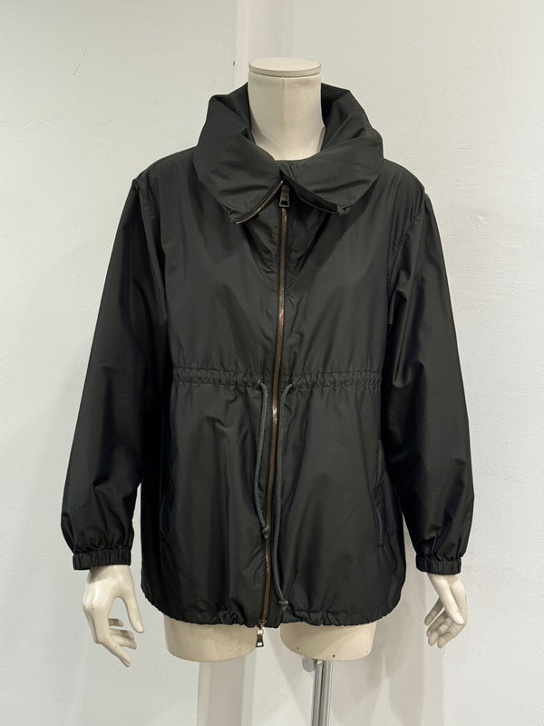 Prada oversized collar light jacket