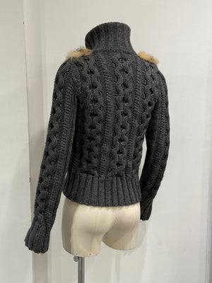 2007 Gucci fur cardigan