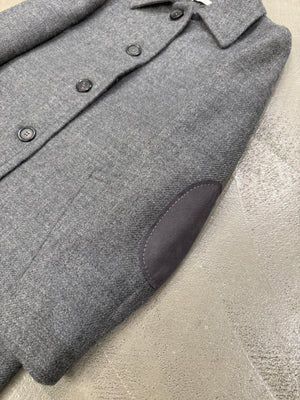 A/W2015 Prada wool coat with elbow patches